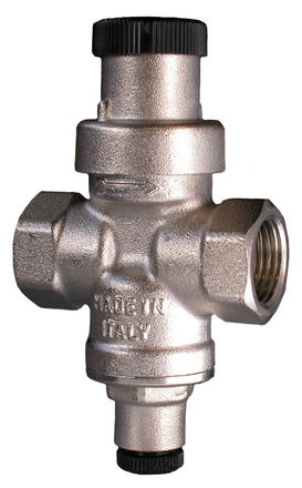 607 - Mignon pressure reducer f.f. with pressure gauge connection