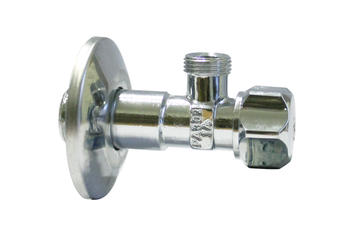 702 - Screw polished chrome-plated angle valve