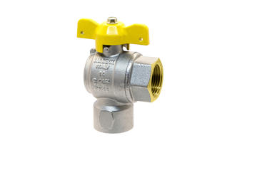 3320 - Full flow angle GAS ball valve f.f. sealable