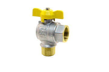 3322 - Full flow angle GAS ball valve m.f.