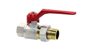 181 - Full flow ball valve f./m. union for manifold connection