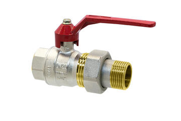 281 - Full flow ball valve f./m. union for manifold connection