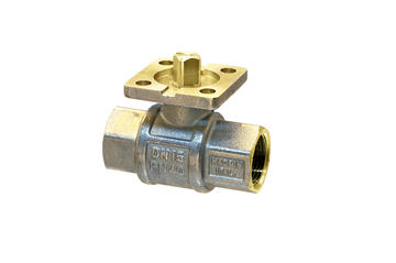 301 - Full flow ball valve f.f. with ISO 5211 pad for actuator