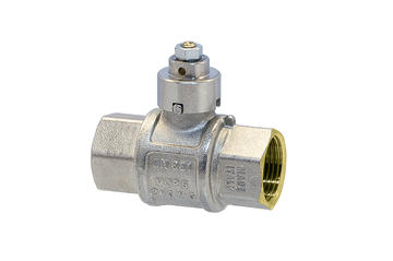 118 - Full flow ball valve f.f. sealable cap