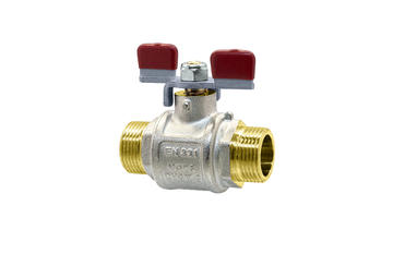 9214 - Full flow ball valve m.m. for oxygen, oilfree
